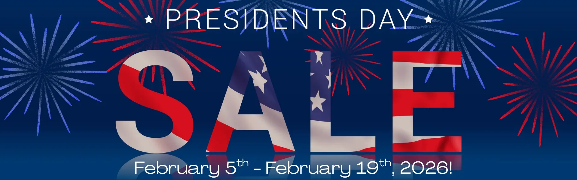 Presidents' Day Sale